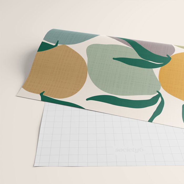 2025 EARTHY FRUIT MARKET CALENDAR Wrapping Paper Gallery Image 2