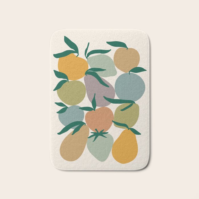 2025 EARTHY FRUIT MARKET CALENDAR Bath Mat Gallery Image 1