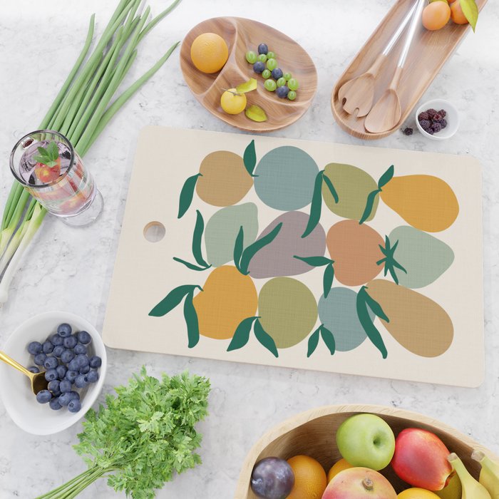 2025 EARTHY FRUIT MARKET CALENDAR Cutting Board Gallery Image 2