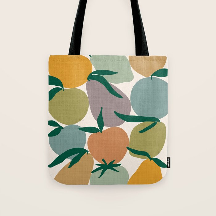 2025 EARTHY FRUIT MARKET CALENDAR Tote Bag Gallery Image 1