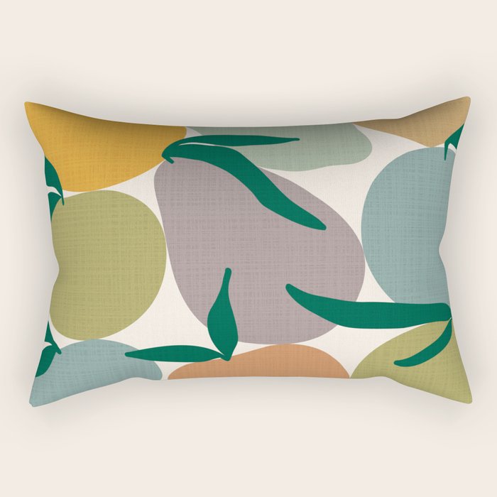 2025 EARTHY FRUIT MARKET CALENDAR Rectangular Pillow Gallery Image 2