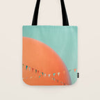 The Big Orange - Retro Diner Photography, Midcentury Modern Tote Bag Gallery Image 1
