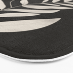 Minimalist plants and leaves Art 3 Bath Mat Gallery Image 3