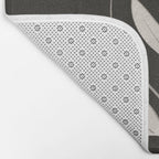 Minimalist plants and leaves Art 3 Bath Mat Gallery Image 2
