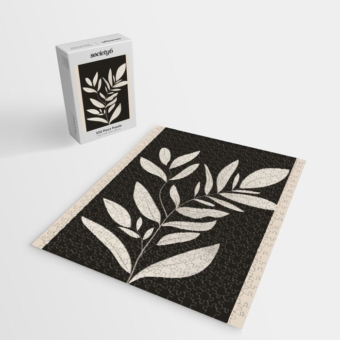Minimalist plants and leaves Art 3 Jigsaw Puzzle Gallery Image 2