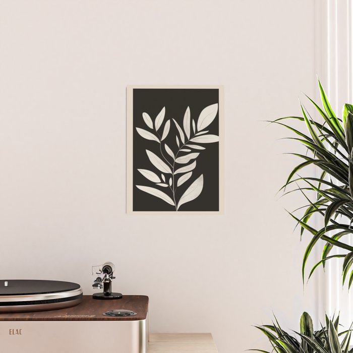 Minimalist plants and leaves Art 3 Poster Gallery Image 2