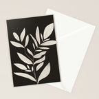 Minimalist plants and leaves Art 3 Stationery Card Gallery Image 2