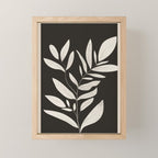 Minimalist plants and leaves Art 3 Mini Art Print Gallery Image 1