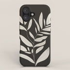 Minimalist plants and leaves Art 3 iPhone Case Gallery Image 1