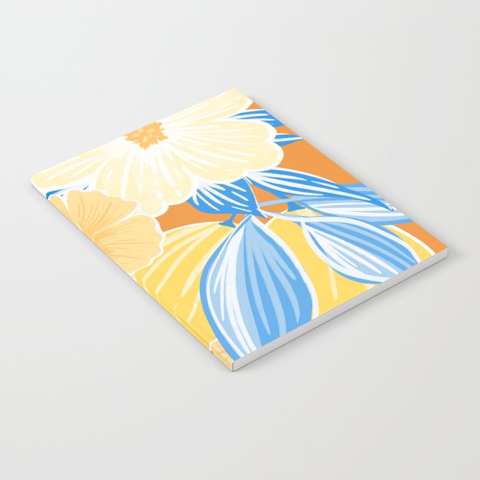 Bright Lemon Floral - Botanical Painting Notebook Gallery Image 1