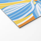 Bright Lemon Floral - Botanical Painting Welcome Mat Gallery Image 2
