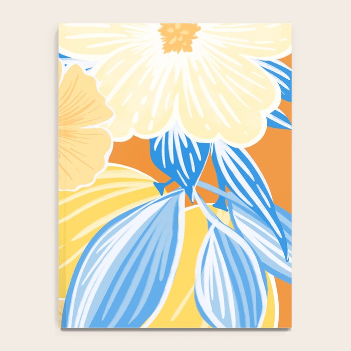 Bright Lemon Floral - Botanical Painting Notebook Gallery Image 4