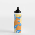 Bright Lemon Floral - Botanical Painting Water Bottle Gallery Image 3