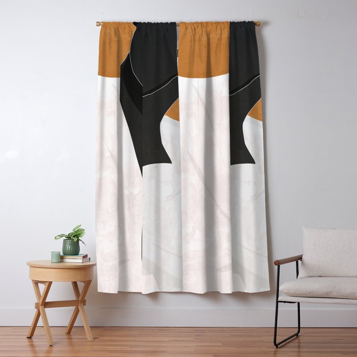 Minimal Art Girl 9a Window Curtain Gallery Image 5