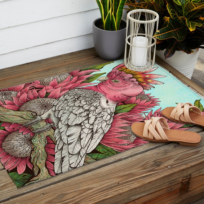 Major Mitchells Cockatoo Outdoor Rug Gallery Image 2