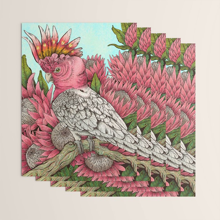 Major Mitchells Cockatoo Wrapping Paper Gallery Image 3