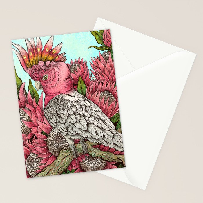 Major Mitchells Cockatoo Stationery Card Gallery Image 2
