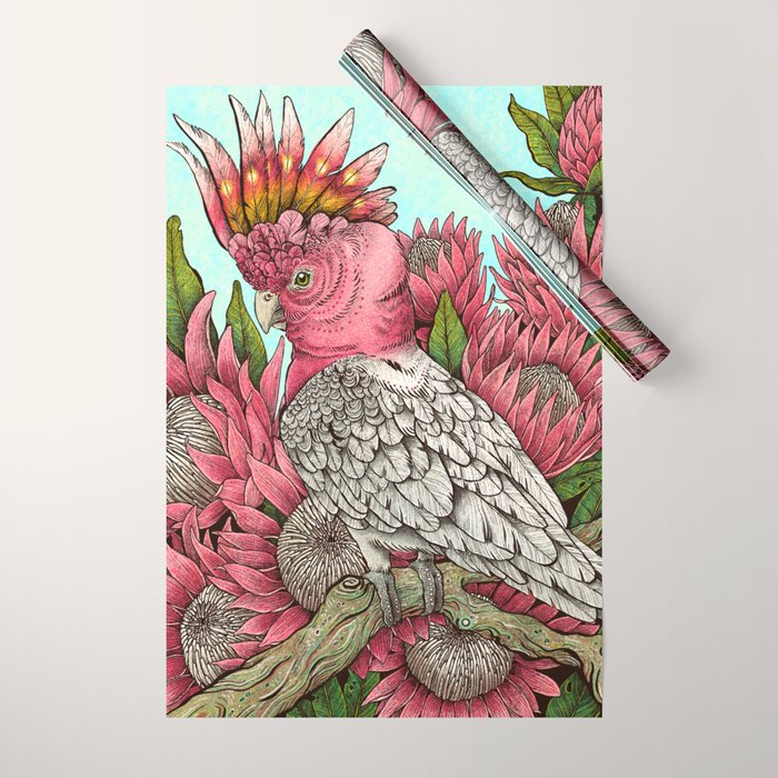 Major Mitchells Cockatoo Wrapping Paper Gallery Image 1
