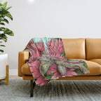Major Mitchells Cockatoo Throw Blanket Gallery Image 1
