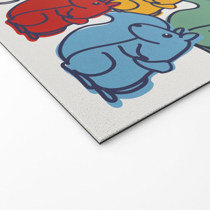 Colorful Squirrels Welcome Mat Gallery Image 2