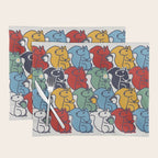 Colorful Squirrels Placemat Gallery Image 1