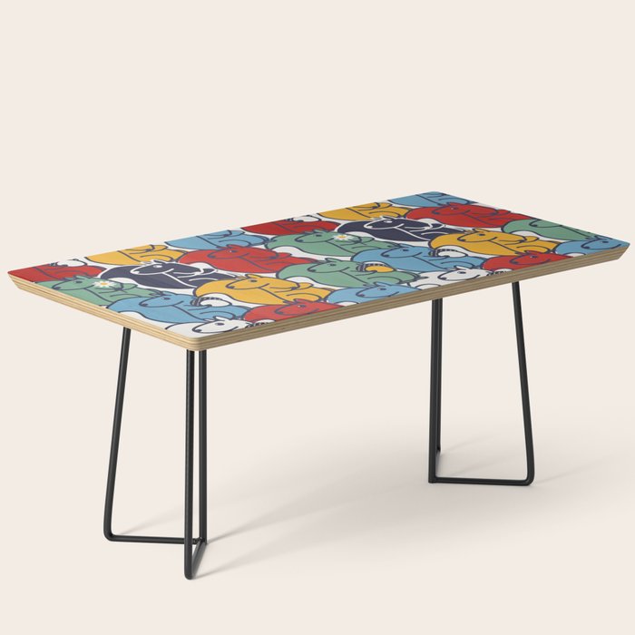 Colorful Squirrels Coffee Table Gallery Image 1