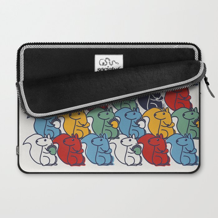Colorful Squirrels Laptop Sleeve Gallery Image 2