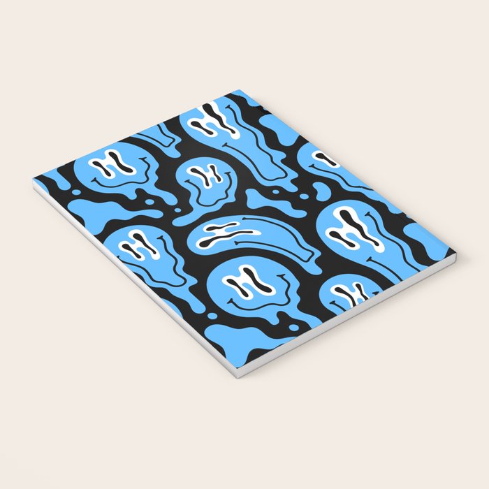 Funny smiling face pattern Notebook Gallery Image 3