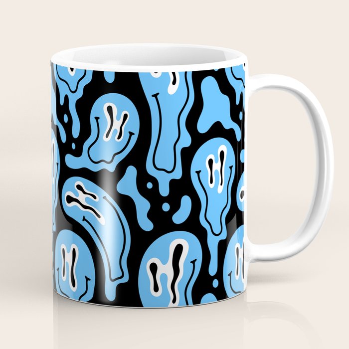 Funny smiling face pattern Coffee Mug Gallery Image 1