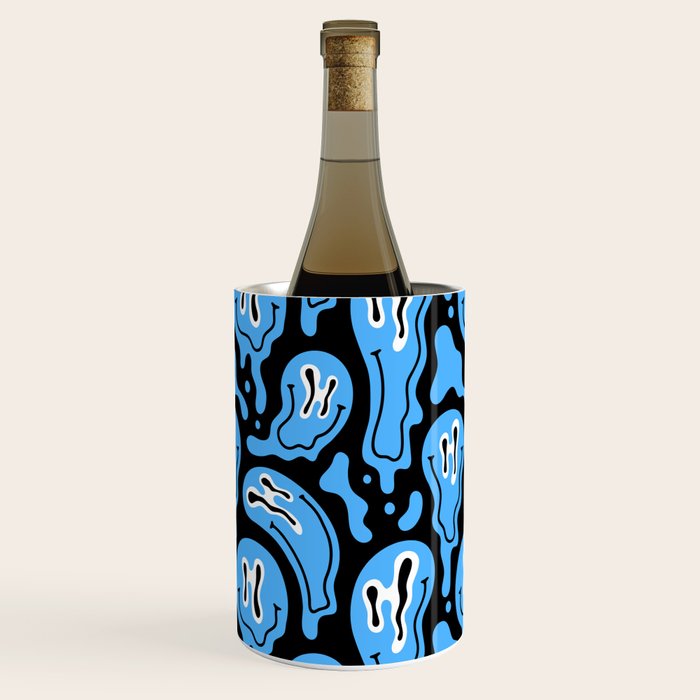 Funny smiling face pattern Wine Chiller Gallery Image 3