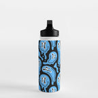 Funny smiling face pattern Water Bottle Gallery Image 3