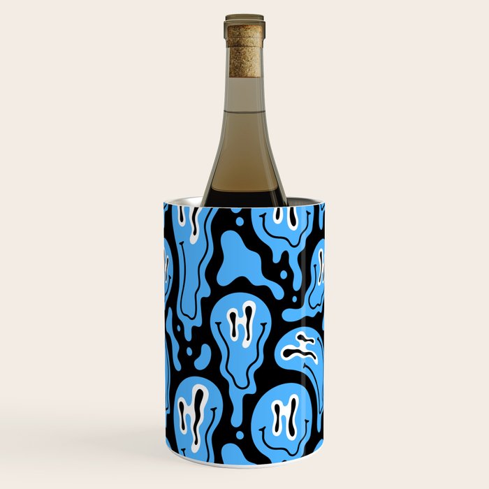 Funny smiling face pattern Wine Chiller Gallery Image 1