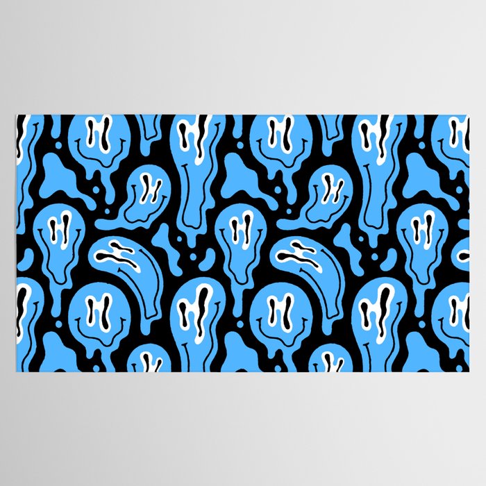 Funny smiling face pattern Tablecloth Gallery Image 2