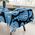 Funny smiling face pattern Tablecloth Gallery Image 3