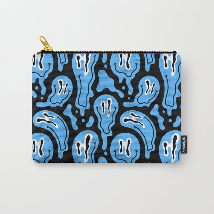 Funny smiling face pattern Carry All Pouch Gallery Image 1