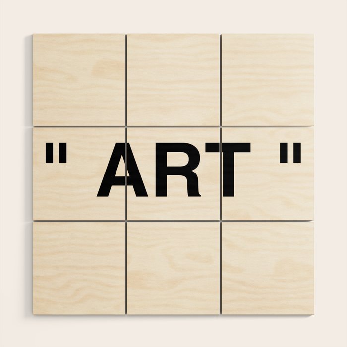 " Art " Wood Wall Art Gallery Image 1