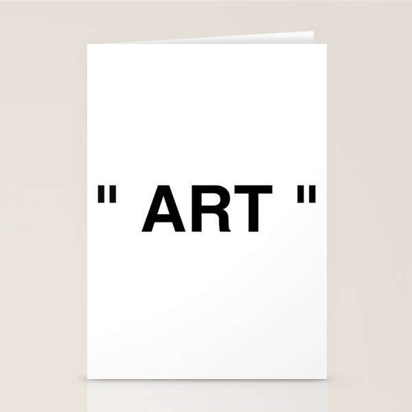 " Art " Stationery Card Gallery Image 1