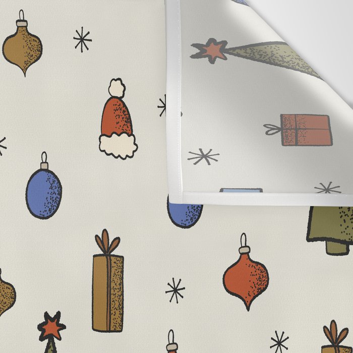 Christmas Pattern #2 Wall Tapestry Gallery Image 3