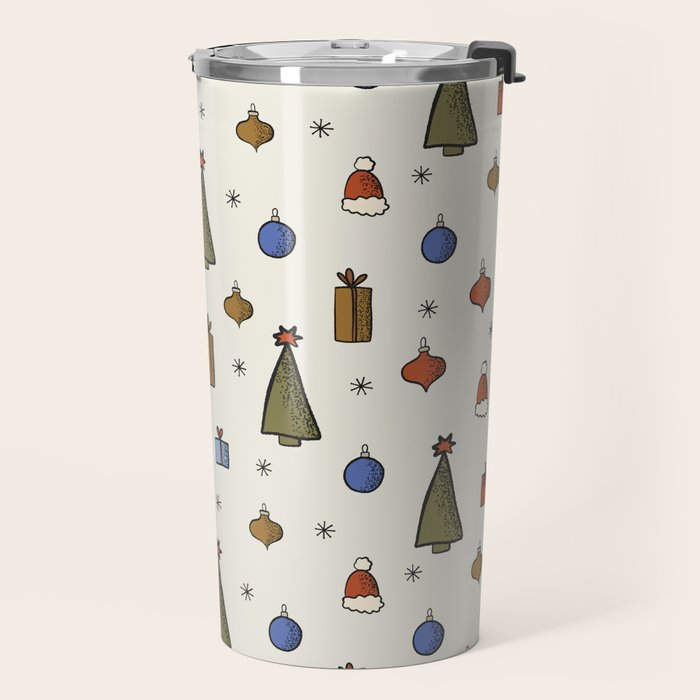 Christmas Pattern #2 Travel Mug Gallery Image 2
