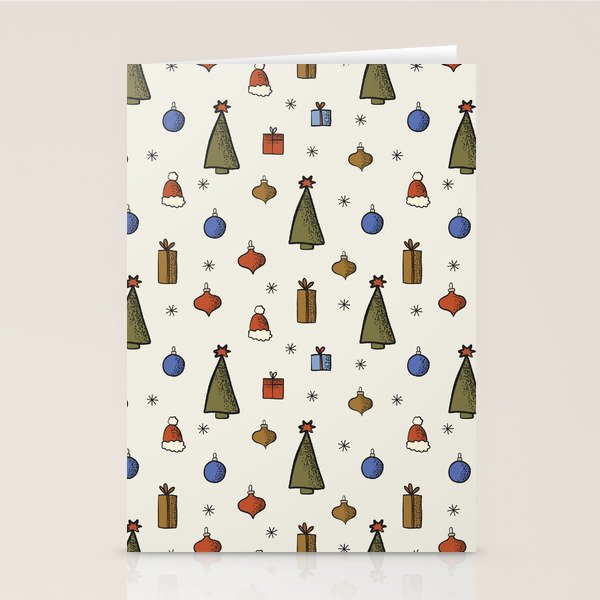 Christmas Pattern #2 Stationery Card Gallery Image 2