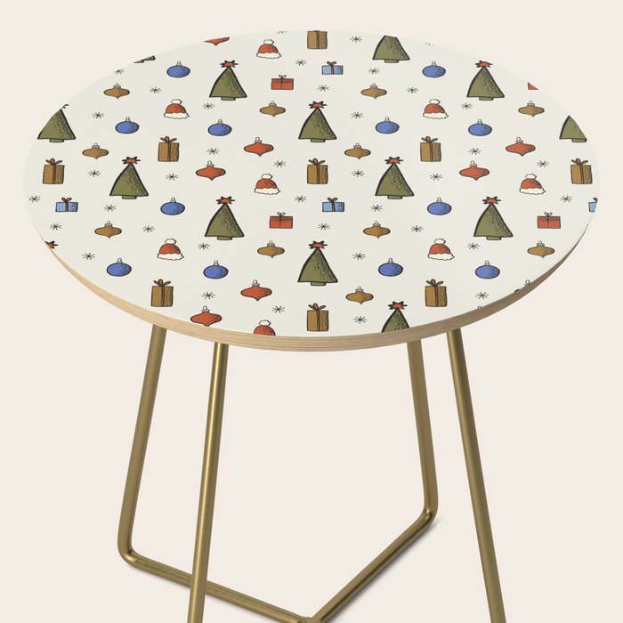 Christmas Pattern #2 Side Table Gallery Image 2