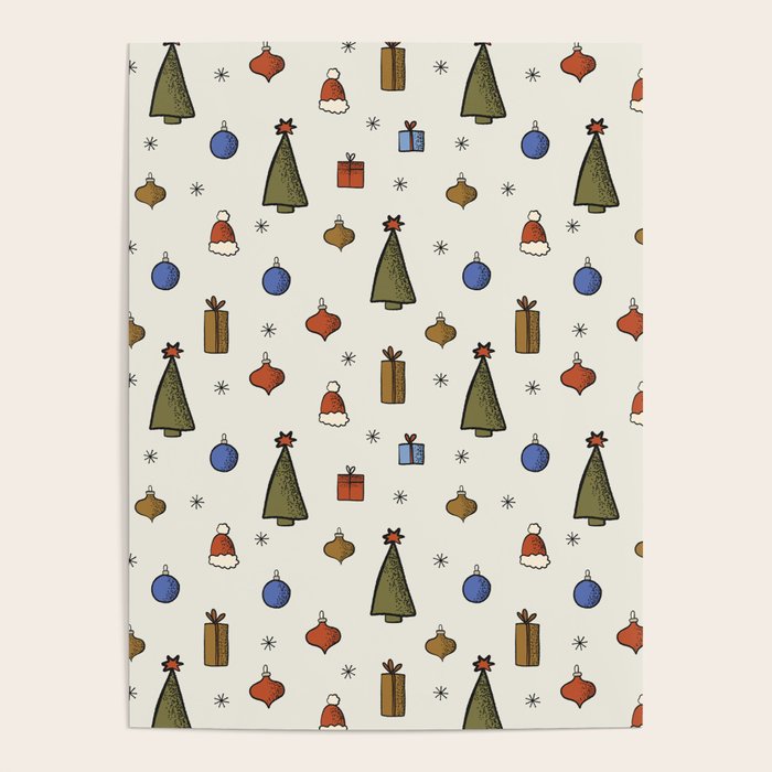 Christmas Pattern #2 Poster Gallery Image 1