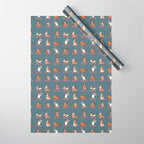 English Bulldog Yoga Wrapping Paper Gallery Image 1