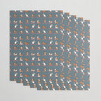 English Bulldog Yoga Wrapping Paper Gallery Image 3