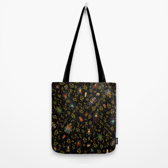 Vintage Mystic Night Beetle And Bugs Dance  Tote Bag Gallery Image 2