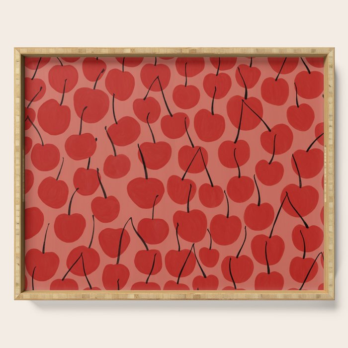 JAR OF CHERRIES Serving Tray Gallery Image 1