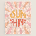 Sunshine Hand Lettering Jigsaw Puzzle Gallery Image 1
