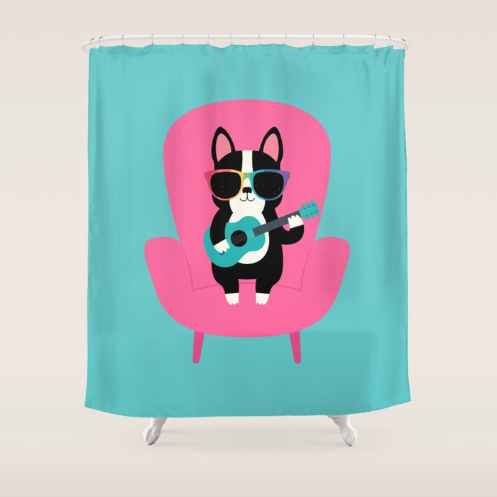 Good Vibes Only Shower Curtain Gallery Image 1