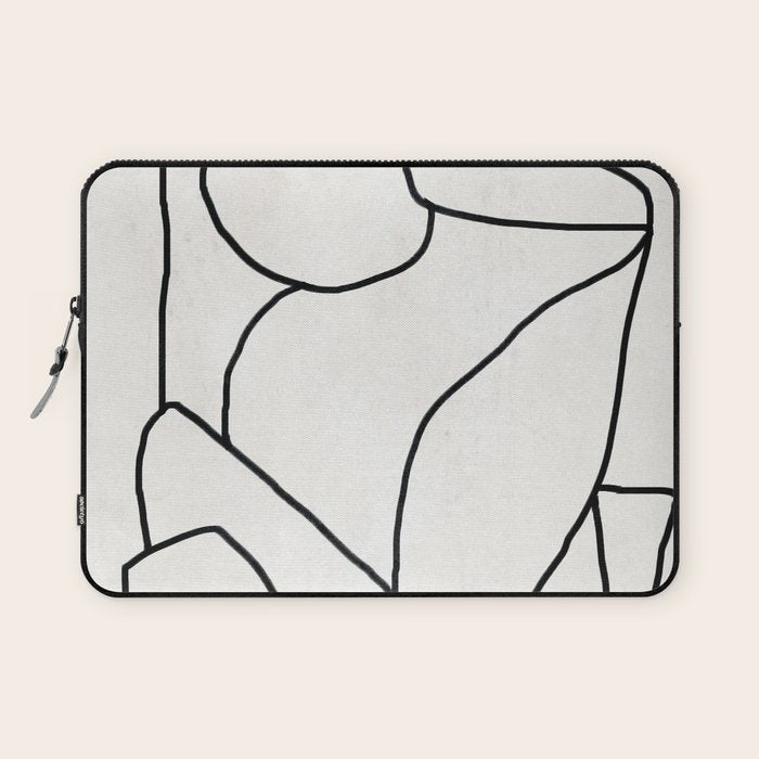 Abstract line art 2 Laptop Sleeve Gallery Image 1