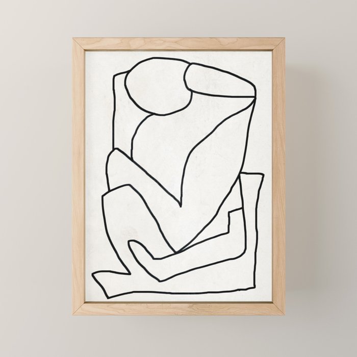 Abstract line art 2 Mini Art Print Gallery Image 1